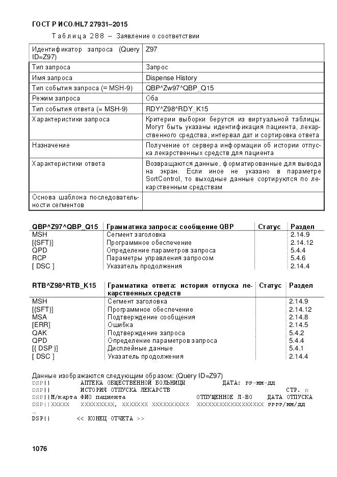 ГОСТ Р ИСО/HL 7 27931-2015, страница 1083